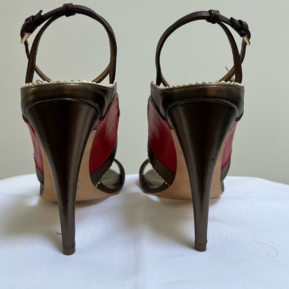 NEW leather Escada high heels - Picture 4 of 5